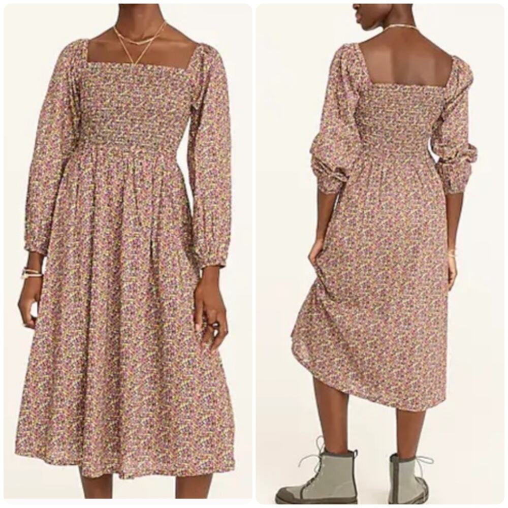 J.Crew Organic cotton daydream dress in Liberty Busy Izzy fabric